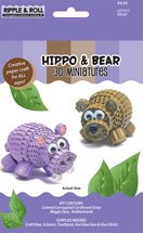 QCK435 Hippo & Bear 3D Miniatures Kits