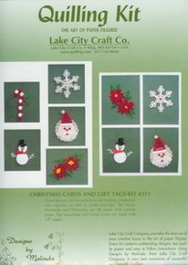 Christmas Cards & Ornaments Quilling Kits (K211)