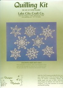 Snowflakes Quilling Kit (1/8" paper) (K261)