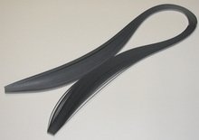 Black quilling strips