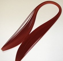 Deep Red quilling strips