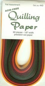 Fall mixed pack of quilling strips