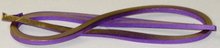 Purple Quilling Strips with Gold Edge