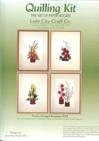 Pretty Fringed Blossoms Quilling Kit