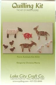 Farm Animals Quilling Kit