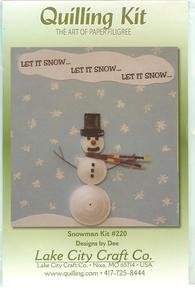 Snowman Card Quilling Kit