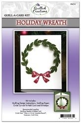 Holiday Wreath Card Quilling Kit