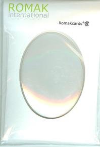 Oval Domed Greeting Card Blank
