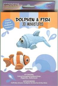 3-D dolphin & Fish