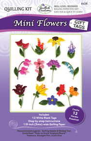 Mini Floral Tags Quilling Kit